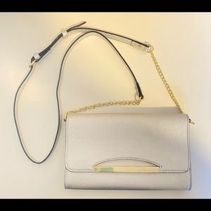 Silver Envelope Clutch Purse (Brooke)